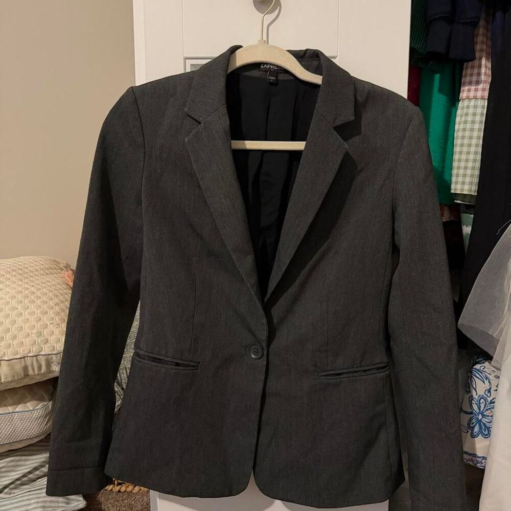 Express Women's Grey Tailored-jackets
